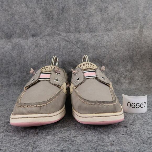 Sperry Shoes Womens 6.5 Slip On Loafer Rainbowfish Moc Toe Leather Classic Grey - Picture 3 of 13